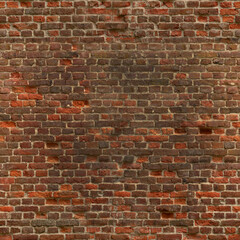 Detailed Rustic Reddish Brown Brick Wall Interior and Exterior Texture