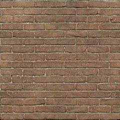 Rustic Detailed Brick Wall with Brown Tones, Texture Background Material