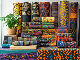 Celebrating African Heritage with Textiles and Juneteenth History Book