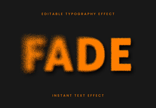 Fade Dust Text Effect
