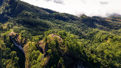Fototapeta premium landscape with mountains