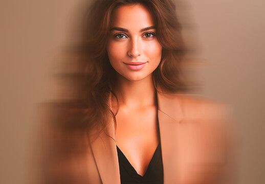 Brown And Black Abstract Poster Photo Effect