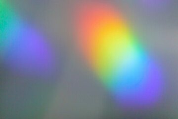 Abstract blur holographic rainbow foil iridescent background