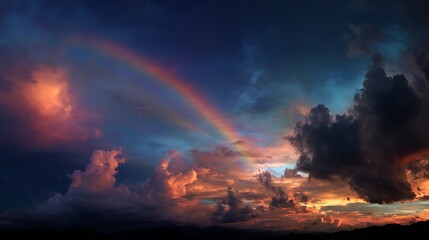 Fototapeta premium rainbow in the sky
