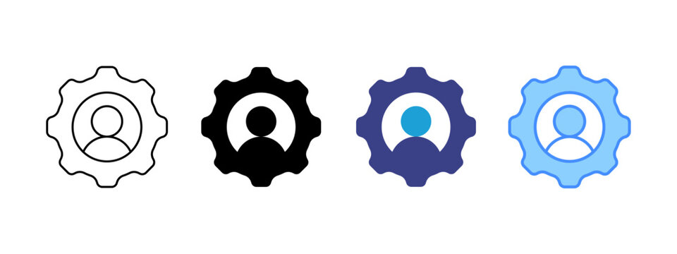 Skills  icon set multiple style collection