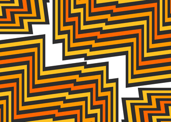 Abstract background with gradient zigzag line pattern