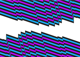 Abstract background with gradient zigzag line pattern