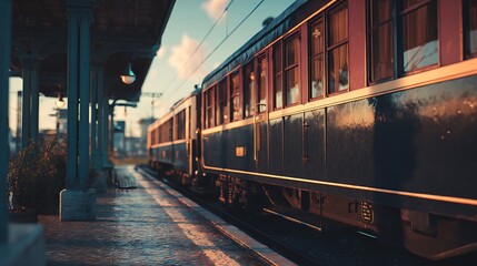 train station in the night