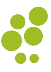 abstract green background circle pattern 
