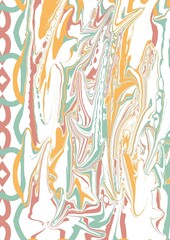 abstract seamless pattern green pink