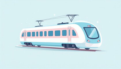 vector illustration of a train