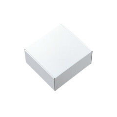 White blank open cardboard box isolated , perfect for product packaging design