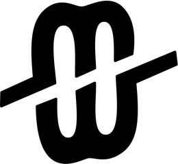 MW letter logo Elegant