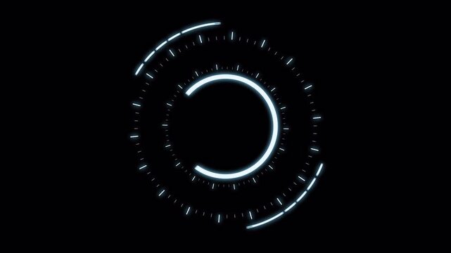  animation screening on transparent backgorund 4k video