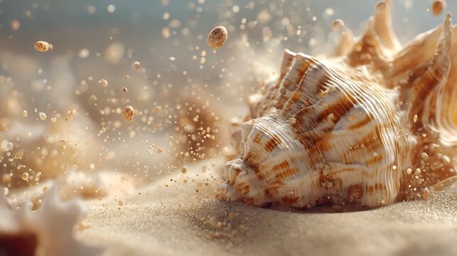 seashell on the beach
