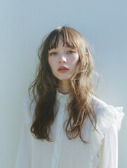 美しい女性のポートレート