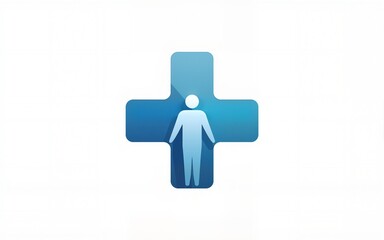 People with plus sign for health medical logo icon design vector element, Modern symbol human cross usable for hospital, healthcare, clinic, family care, doctor practice and brand identity business