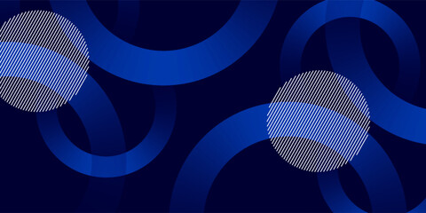 Abstract blue geometric background. Dynamic shapes composition. Eps10 vector