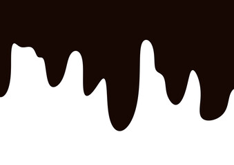 melted chocolate dripping