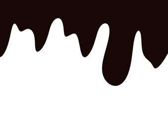 melted chocolate dripping