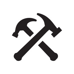 Classic Hammer Badge Symbol Showing Honor Strength and Enduring Quality