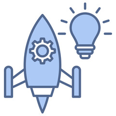 Start Up Blue Icon
