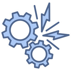 Disruption Blue Icon