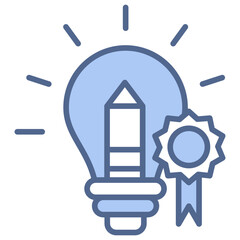 Originality Blue Icon