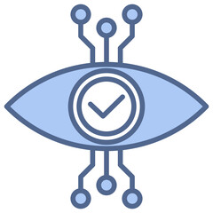 Future Vision Blue Icon