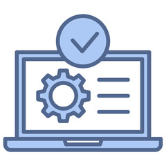 Prototype Testing Blue Icon