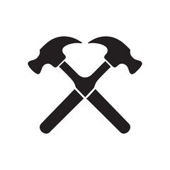 Star Center Hammer Symbol Representing Mastery Precision and Industrial Power