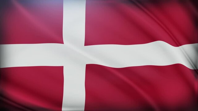 Flag of denmark, a recognizable red and white cross design. Suitable for travel websites, historical content, patriotic themes, and educational materials.