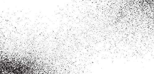 Obraz premium Distressed grunge background texture with grainy dust overlay dot line grunge texture dust noise black and white texture vector. Distressed overlay texture