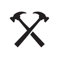 Classic Hammer Emblem Representing Stability Strength and Skilled Industrial Heritage