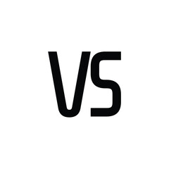 VS monogram logo design letter text name symbol monochrome logotype alphabet character simple logo