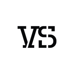 VS monogram logo design letter text name symbol monochrome logotype alphabet character simple logo