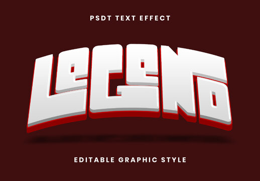 White And Red Superhero Movie Text Effect Cartoon Strong Font