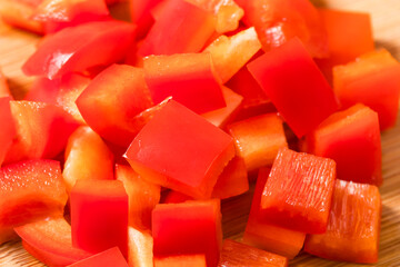 Red Organic Diced Red Bell Peppers
