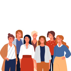 Obraz premium Group of People Illustration