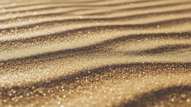 Shimmering Sand Dunes &mdash; Seamless Macro Grain Motion Background