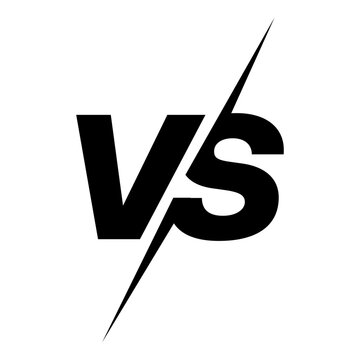 versus logo for battle sport game