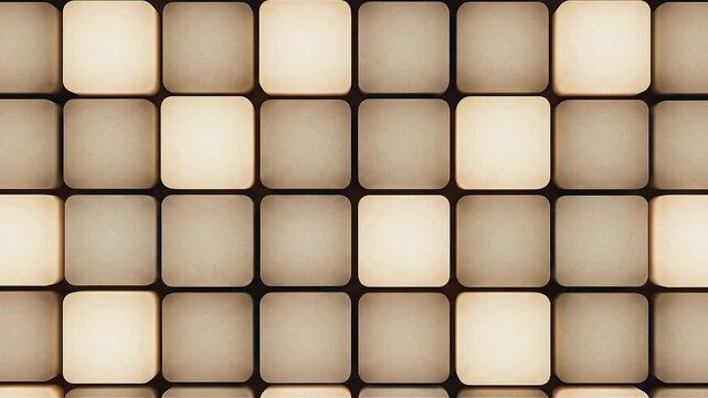 Luminous Checkerboard &mdash; Seamless Pulsing Grid Loop