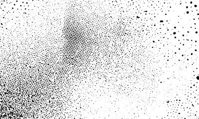 Abstract halftone dots grunge paper texture design. Distress overlay vector textures Distressed overlay texture. vector design	
