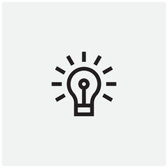 Light Bulb Shine Icon