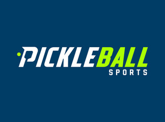 PICKLEBALL BRAND SPORTS LOGO DESIGN