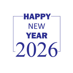 happy new year vector 2026 
