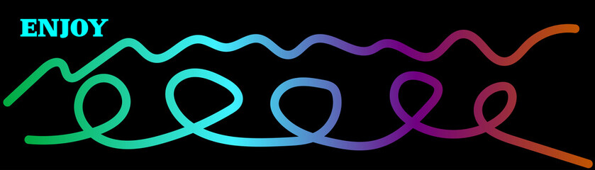 Gradiant wavy lines with 