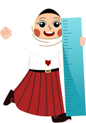 illustration of elementary school children