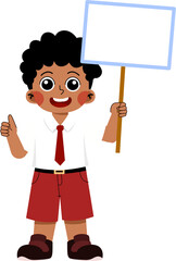 illustration of elementary school children