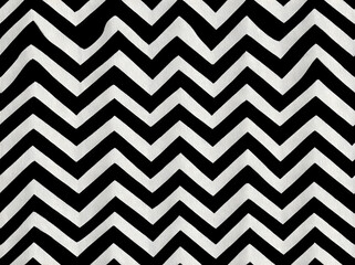 Regular black and white zigzag chevron pattern, seamless zig zag line texture abstract geometry background